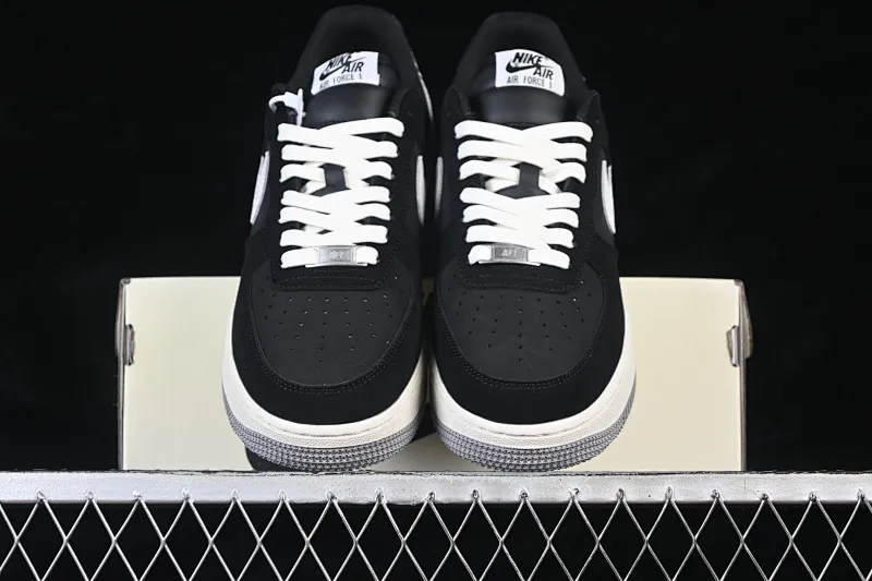 All categories Nk Air Force 1 Air Force series Nk Air Force 1 Low Air Force low-top Nike Air Force 1'07 Low Jet black and gray Air Force 1 low-top casual sneakers FQ3544-001